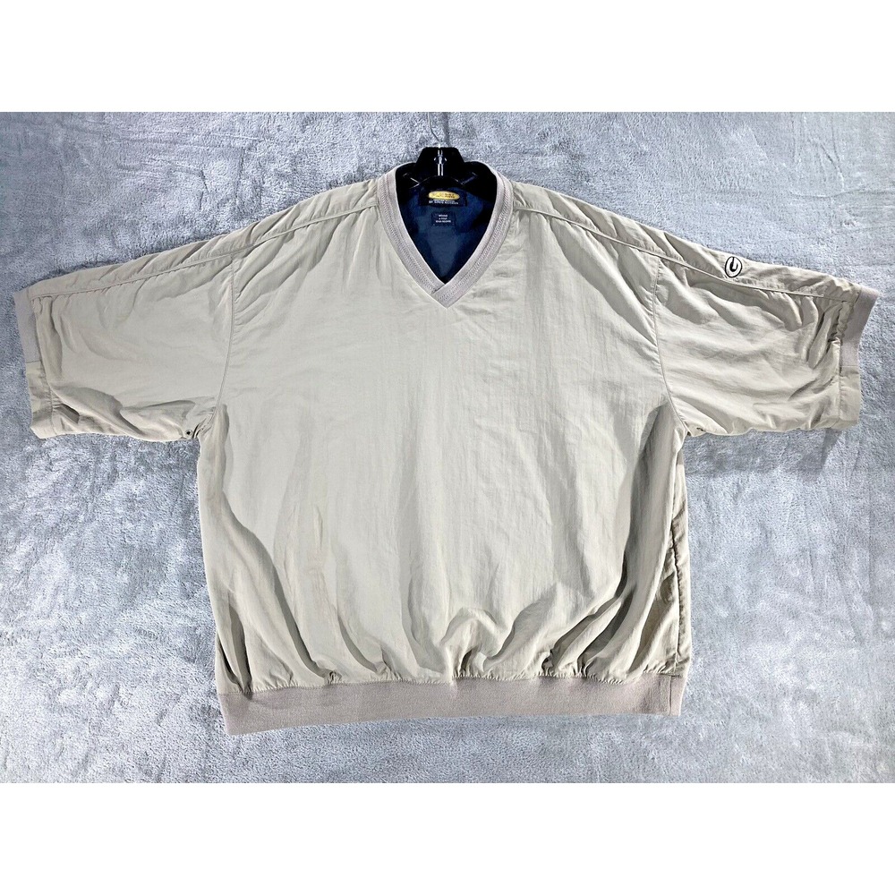 Greg Norman Play Dry  Windbreaker Men's Size XXL Short Sleeve‎ Pullover Packers